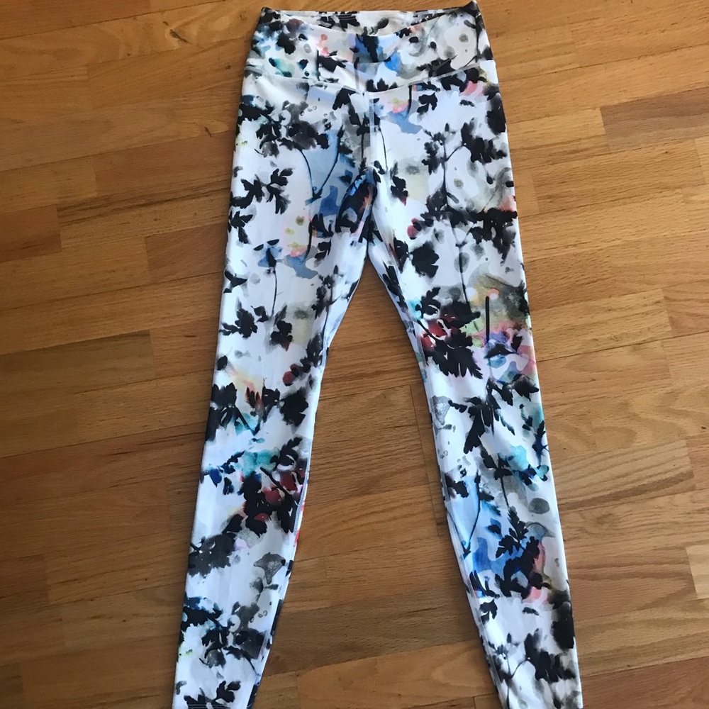 Nike floral/water color dri-fit leggings